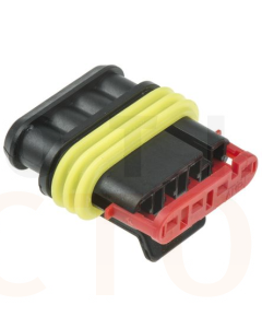 TE Connectivity 282088-1 AMP SUPERSEAL 1.5 Plug, 1 Row, 4 Way (bag of 10)