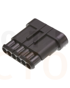 TE Connectivity 282108-1 AMP SUPERSEAL 1.5 Receptacle, 1 Row, 6 Way Connector Housing (Pack of 10)