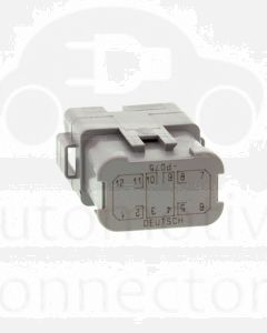 Deutsch DT04-12PA-P075 4 Pin Bussed Receptacle