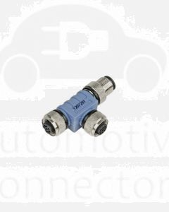 M12 Network 5 Pin T-Piece Connector