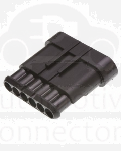 TE Connectivity 282108-1 AMP SUPERSEAL 1.5 Receptacle, 1 Row, 6 Way Connector Housing (Pack of 10)