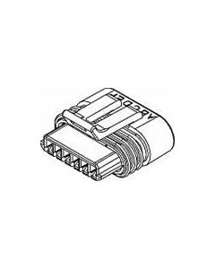 Delphi 12162261 6 Way Black Metri-Pack 150.2 Sealed Female Connector Assembly