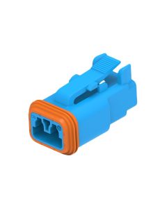 Deutsch DT06-2S-TN07/10 DT Series 2 Blue Socket Plug