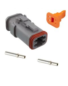 Deutsch DT4S-E008-KIT DT Series 4 Pole Connector Half Kit E008 Modification (Pack of 200)
