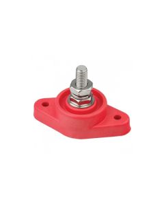 Bussmann JB7713R Red 240A Single 3/8" Stud - Stainless Steel Junction Block