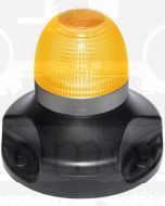 Hella 360 Nylon MultiFLASH Signal LED - Amber Illuminated (98091160)