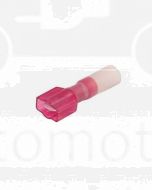 IONNIC HDC64 6.3mm Red Heatshrink Male Blade Terminal (Pack Of 100)