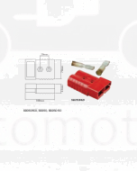 Ionnic High Current Connector - Red 350A