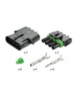 Delphi P-WP4/2 4 Circuit Weather Pack Kit