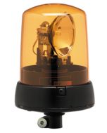 Hella 1735 KL7000 Series Amber - Flexible Pipe Mount, Dual Voltage 12/24V DC (12V Globe)